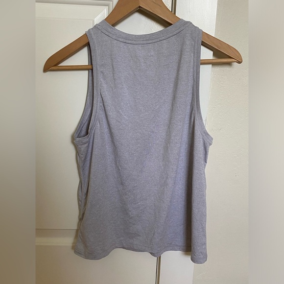 Charcoal Grey Athleta Workout Tank/ Muscle Tee - Picture 5 of 5